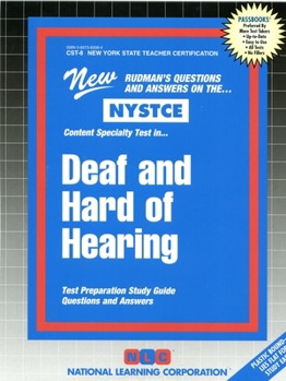Spiral-bound Deaf and Hard of Hearing: Passbooks Study Guide Book