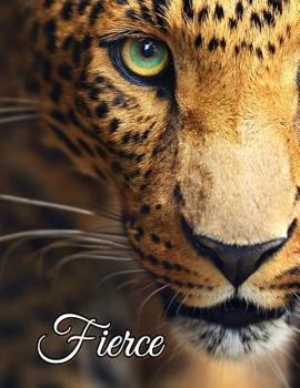 Paperback Fierce: Discreet Internet Website Password Logbook, Large Print Book, 8 1/2 X 11 [Large Print] Book