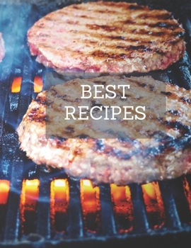 BEST Recipes: Notebook for saving recipes, kitchen notebook