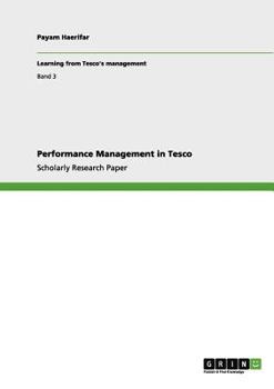 Paperback Performance Management in Tesco Book