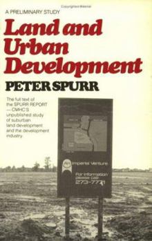 Hardcover Land and Urban Development: A Preliminary Study Book