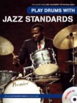 Paperback Play Drums with Jazz Standards Book