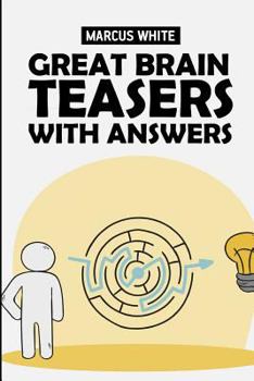 Paperback Great Brain Teasers With Answers: Star Battle Puzzles Book
