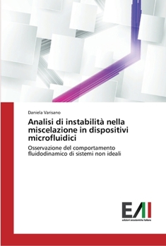 Paperback Analisi di instabilità nella miscelazione in dispositivi microfluidici [Italian] Book