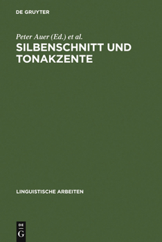 Hardcover Silbenschnitt und Tonakzente [German] Book