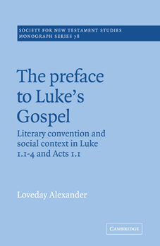 Paperback The Preface to Luke's Gospel Book