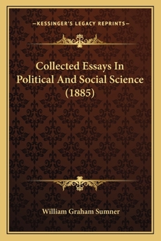 Paperback Collected Essays In Political And Social Science (1885) Book