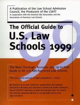 Paperback The Official Guide to US Law Schools Book