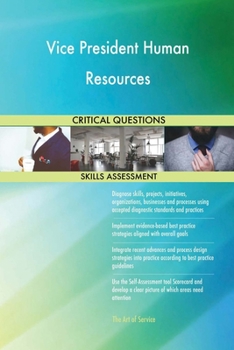 Paperback Vice President Human Resources Critical Questions Skills Assessment Book