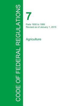 Paperback Code of Federal Regulations Title 7, Volume 14, January 1, 2015 Book