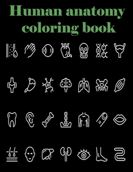 Paperback Human anatomy coloring book
