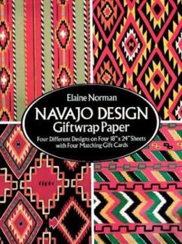 Paperback Navajo Design Giftwrap Paper Book