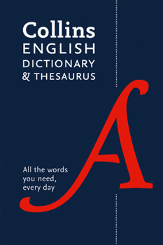Paperback Collins English Dictionary and Thesaurus Paperback Edition: All-In-One Support for Everyday Use Book