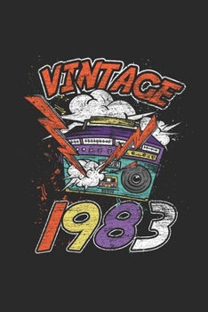 Vintage 1983: Graph Ruled Notebook – Journal for Birthday Gift Idea