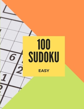 Paperback 100 Sudoku Easy: Difficult Sudoku Puzzle book for adult - 8,5 in X 11 in - Large Print - Answer key included [French] [Large Print] Book