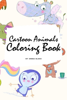 Paperback Cartoon Animals Coloring Book for Children (6x9 Coloring Book / Activity Book) Book
