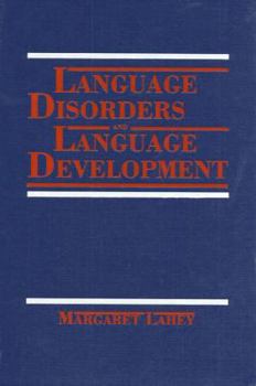 Paperback Language Disorders and Language Development Book
