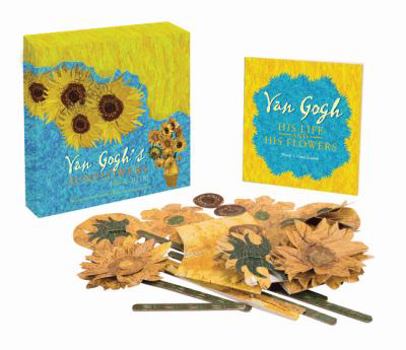 Paperback Van Gogh's Sunflowers In-A-Box: Build Your Own Multi-Dimensional Masterpiece! [With Book(s) and 29 Pre-Cut Paper Pieces] Book