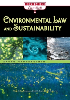 Paperback Environmental Law and Sustainability Book