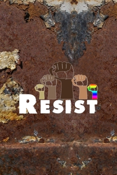 Paperback Resist: All Purpose 6x9 Blank Lined Notebook Journal Way Better Than A Card Trendy Unique Gift Brown And White Wall Texture Re Book