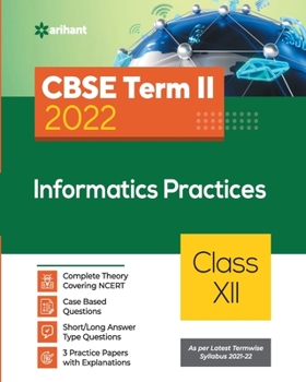 Paperback CBSE Term II Informatics Practices 12th Book