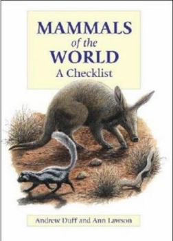 Hardcover Mammals of the World: A Checklist Book