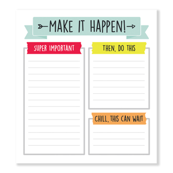 Hardcover Aim High Notepad Book