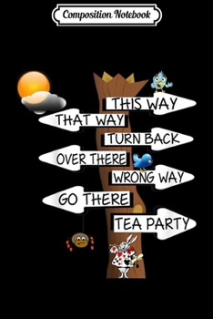 Paperback Composition Notebook: Alice in Wonderland Journal/Notebook Blank Lined Ruled 6x9 100 Pages Book