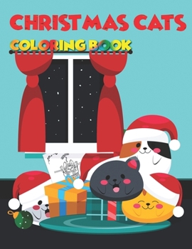 Paperback Christmas Cats Coloring Book
