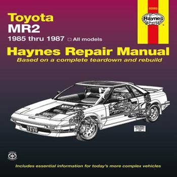 Hardcover Toyota Mr2, 1985-1987: All Models Book
