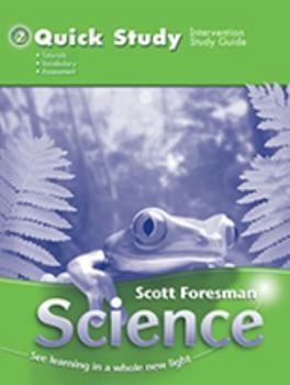 Paperback Scott Foresman Science 2006 Quick Study Grade 2 Book