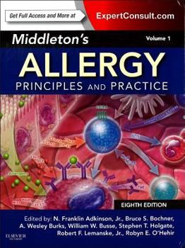 Hardcover Middleton's Allergy 2-Volume Set: Principles and Practice (Expert Consult Premium Edition - Enhanced Online Features and Print) Book