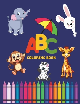 Paperback ABC Coloring Book: For age 2-3 years Book