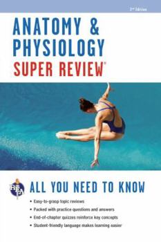 Paperback Anatomy & Physiology Super Review Book