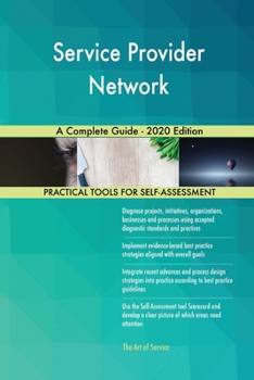 Paperback Service Provider Network A Complete Guide - 2020 Edition Book