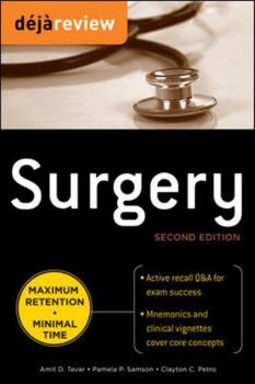 Paperback Deja Review Surgery Book