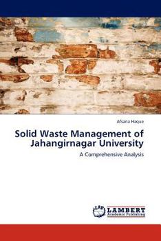Paperback Solid Waste Management of Jahangirnagar University Book