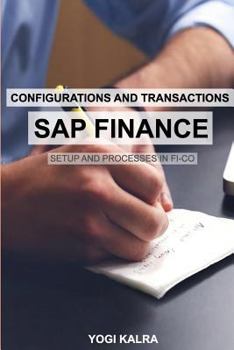 Paperback SAP FINANCE - Configurations and Transactions Book