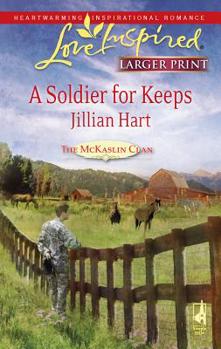 Mass Market Paperback A Soldier for Keeps [Large Print] Book
