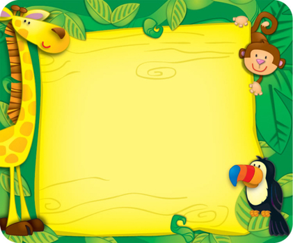 Office Product Jungle Name Tags Book