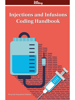 Paperback Justcoding's Injections and Infusions Coding Handbook (Pack of 5) Book