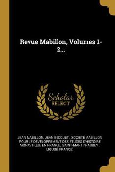 Paperback Revue Mabillon, Volumes 1-2... [French] Book