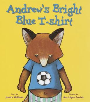 Hardcover Andrew's Bright Blue T-Shirt Book