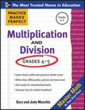 Paperback Practice Makes Perfect Multiplication and Division Book