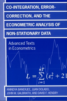 Paperback Co-Integration, Error Correction, and the Econometric Analysis of Non-Stationary Data Book