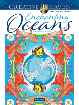 Paperback Creative Haven Enchanting Oceans Coloring Book