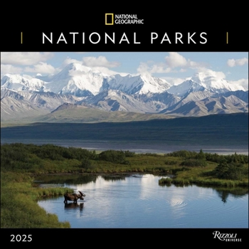 Calendar National Geographic: National Parks 2025 Wall Calendar Book
