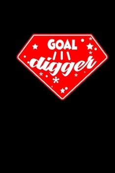 Paperback Goal Digger: Hangman Puzzles - Mini Game - Clever Kids - 110 Lined Pages - 6 X 9 In - 15.24 X 22.86 Cm - Single Player - Funny Grea Book