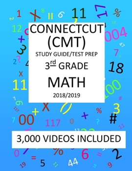 Paperback 3rd Grade CONNECTICUT CMT, 2019 MATH, Test Prep: : 3rd Grade CONNECTICUT MASTERY TEST 2019 MATH Test Prep/Study Guide Book