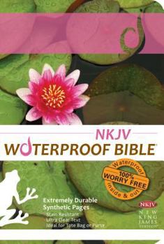 Paperback Waterproof Bible-NKJV-Lilypad Book